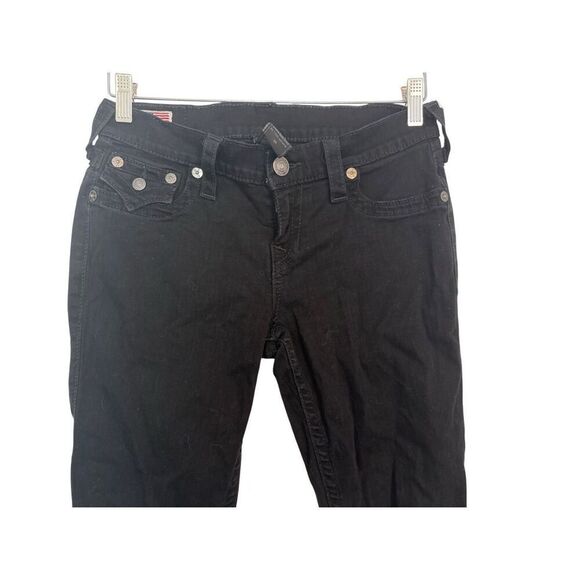 True Religion Jeans Section Misty Slim Fit Black Jeans Size 28 - Picture 14 of 16